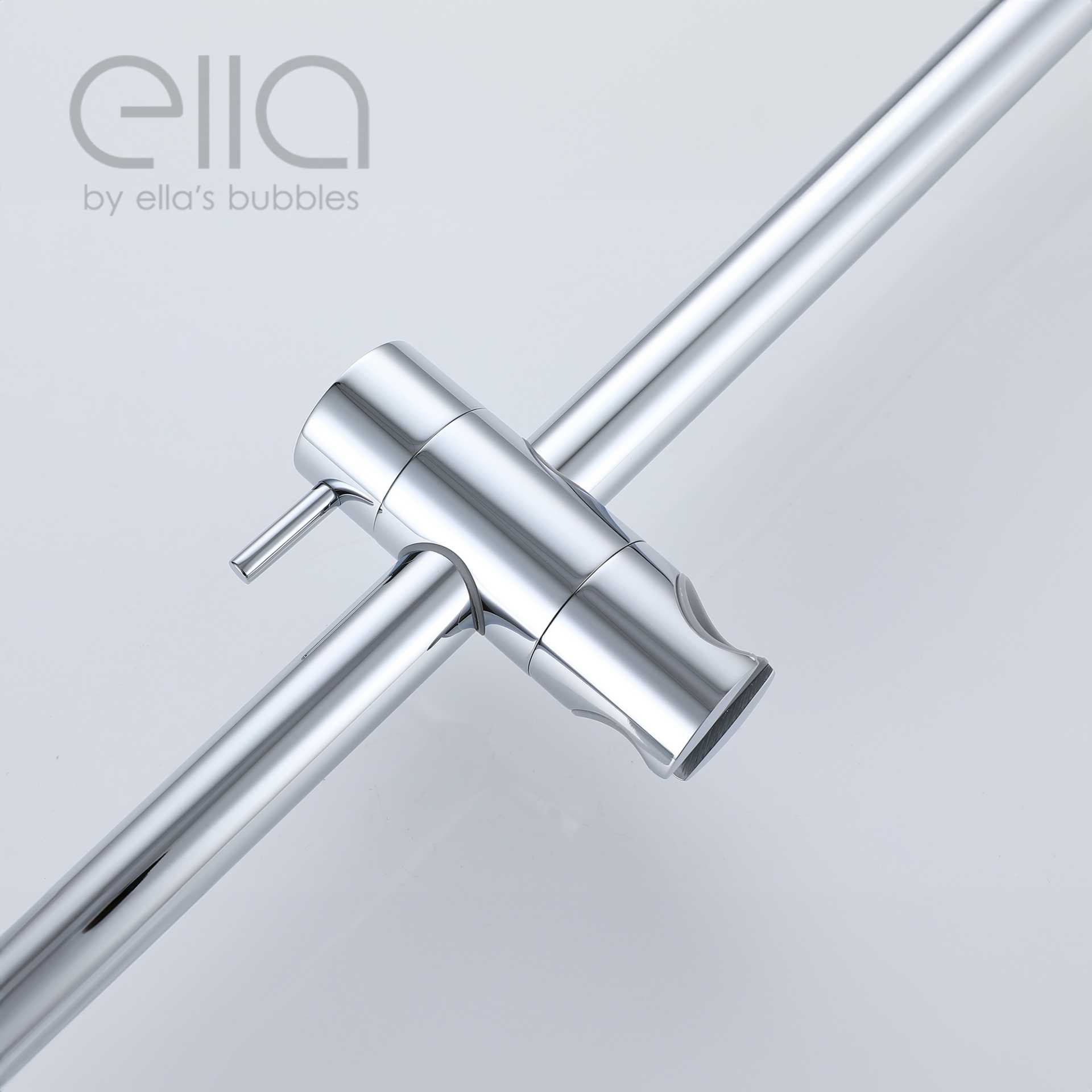 Grifo de Bañera en Cascada de Montaje en Pared con Deslizador de 24" y Ducha Manual - DT9A5928 | Grifo de Bañera en Cascada de Montaje en Pared con Deslizador de 24" y Ducha Manual - DT9A5928 |