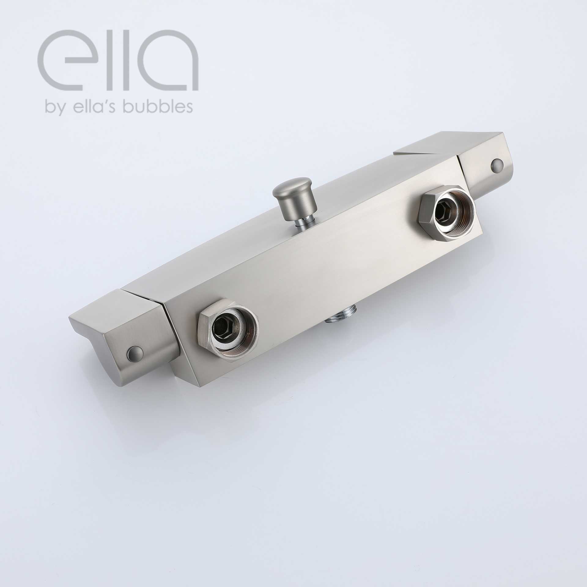 Grifo de Bañera en Cascada de Montaje en Pared con Deslizador de 24" y Ducha Manual - DT9A5953 | Grifo de Bañera en Cascada de Montaje en Pared con Deslizador de 24" y Ducha Manual - DT9A5953 |