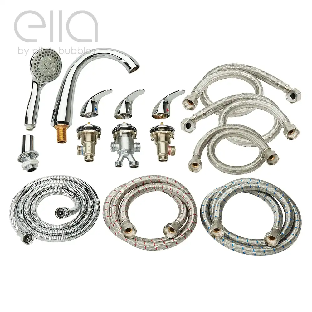 Grifo de llenado rápido Ella 5 piezas - combo chrome | Combo Chrome