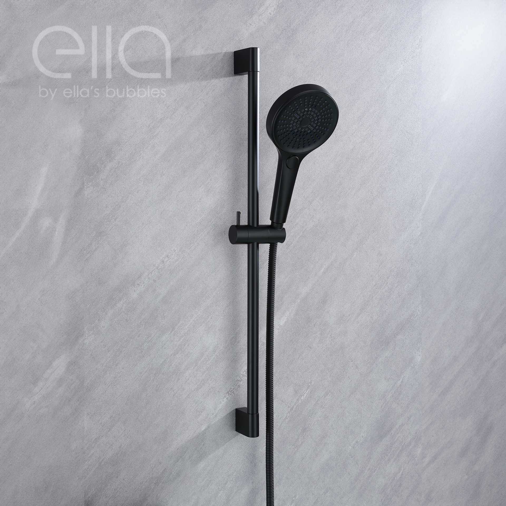 Grifo de Bañera en Cascada de Montaje en Pared con Deslizador de 24" y Ducha Manual - DT9A6078 | Grifo de Bañera en Cascada de Montaje en Pared con Deslizador de 24" y Ducha Manual - DT9A6078 |