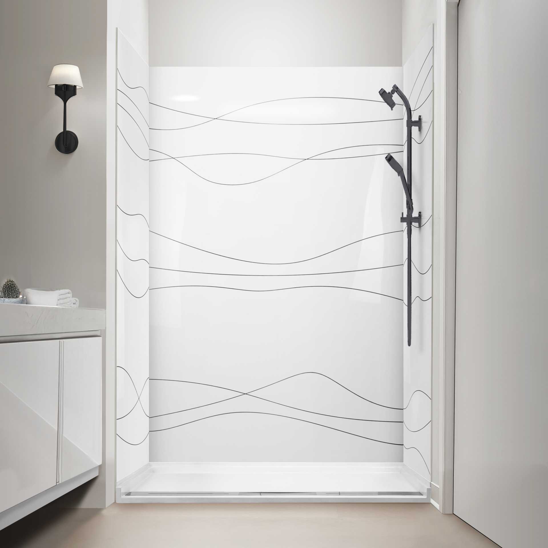 Inicio - Flow State ShowerWall acrylic CNC | Inicio - Flow State ShowerWall acrylic CNC |