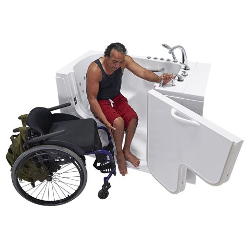 Transfer32 Bañera accesible en silla de ruedas - 32″x 52″ (81 x 132cm), tecnología de doble desagüe - transfer30 wheelchair accessible walk in bathtub 30″w x 52″l 76cm x 132cm 42 |