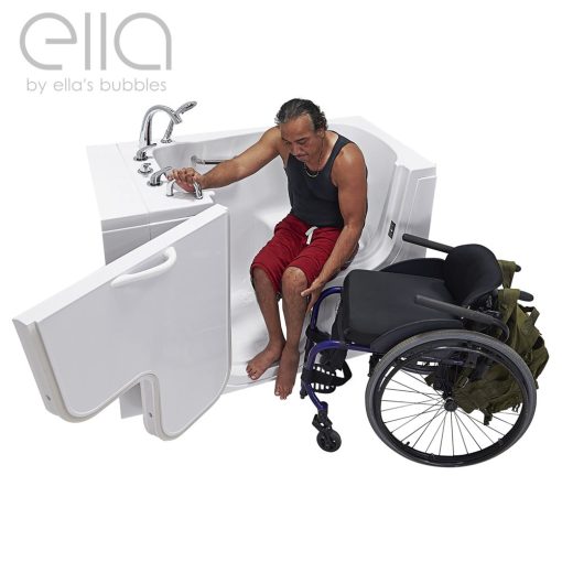 Bañera accesible en silla de ruedas Transfer32 - 32″an X 52″l (81cm X 132cm)