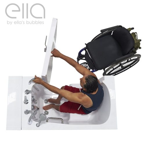 Bañera accesible en silla de ruedas Transfer32 - 32″an X 52″l (81cm X 132cm)