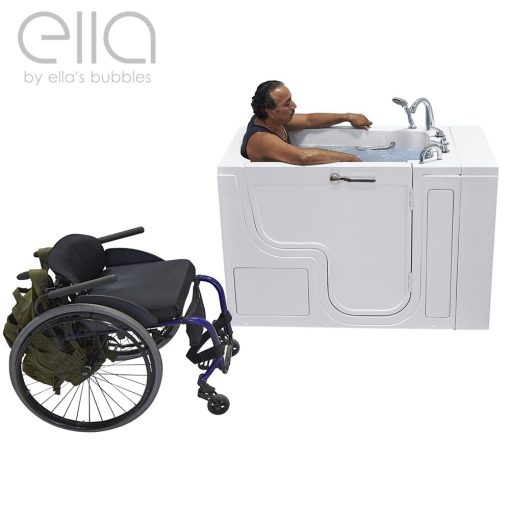 Bañera accesible en silla de ruedas Transfer32 - 32″an X 52″l (81cm X 132cm)