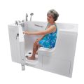 Transfer60 Bañera acrílica con puerta hacia afuera accesible en silla de ruedas - 30″A X 60″L (76cm X 152cm)