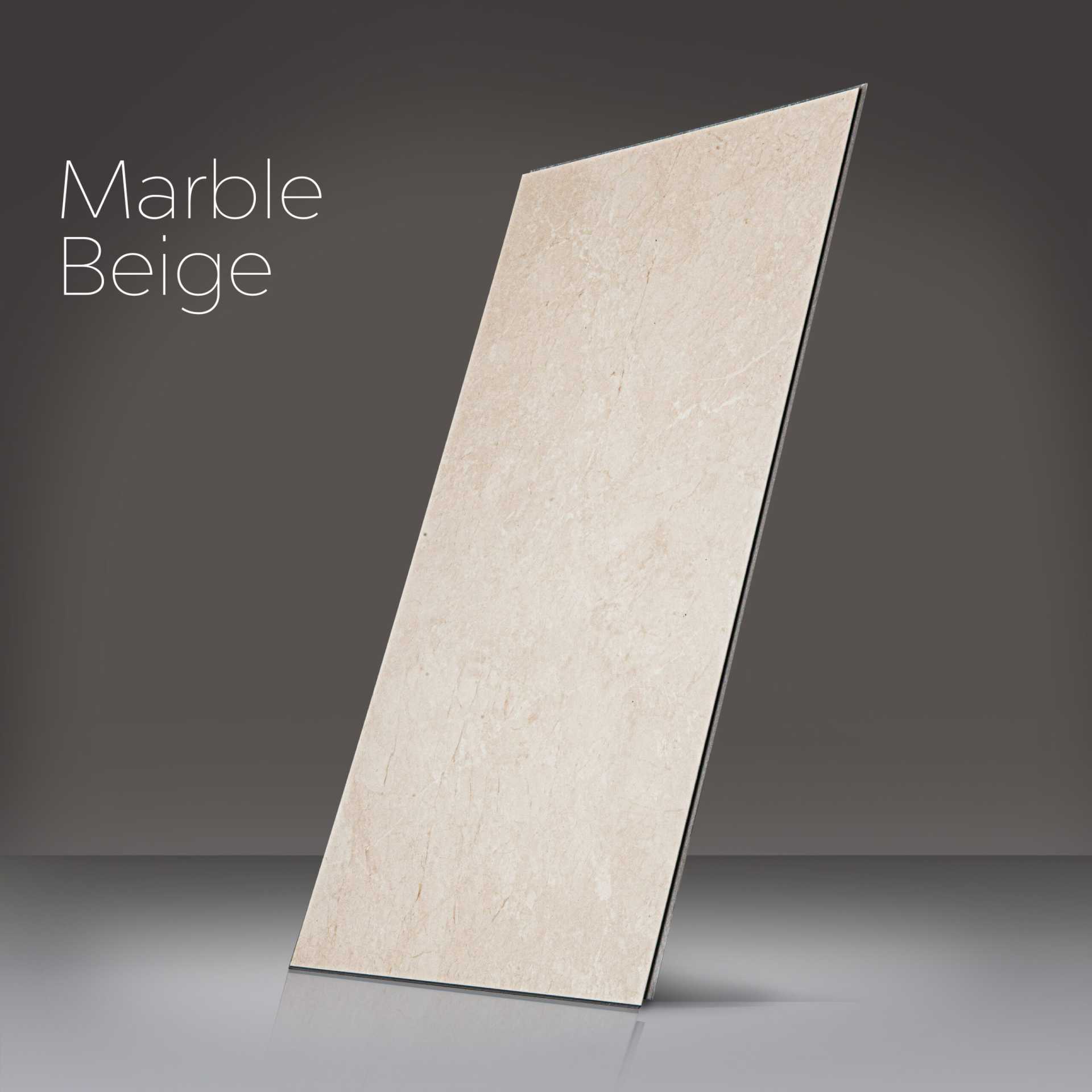 Azulejo de pared para ducha Ella T&G sin lechada de 30,5 x 61 cm (12" x 24") - marble beige n scaled |