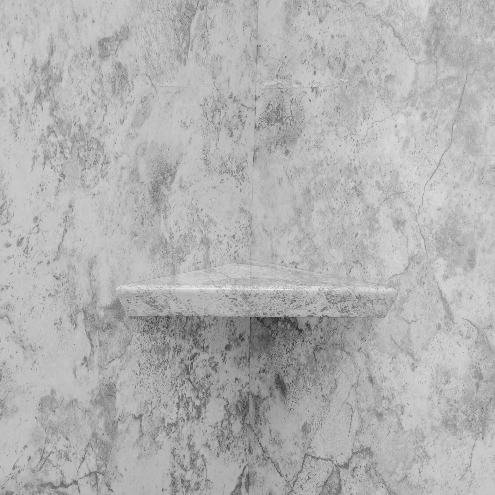 Piedra caliza, acrílico Kit de 3 paneles para pared de ducha Surround 40″ x 60″ x 105″ - limestone acrylic panel shower corner shelf 4 |